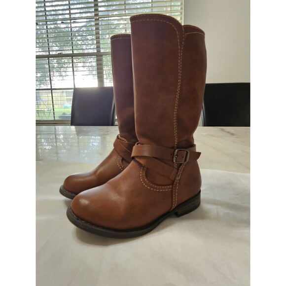 Cupcake Couture Riding Boots Girls 10 Ridder Equestrian Boots Faux Leather - Picture 1 of 8